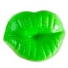 The Original Lolly Store Dummy Green Kissy Lips Lollipop
