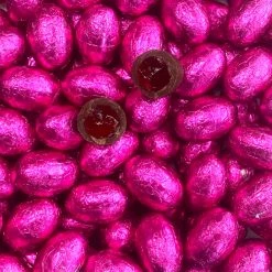 The Original Lolly Store Milk Chocolate Turkish Delight Eggs (Pink Lady) 200g (BB 30/04/23)