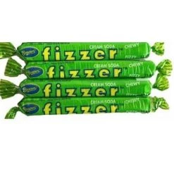 The Original Lolly Store Lollies Fizzer Cream Soda Chew Bar (Green)