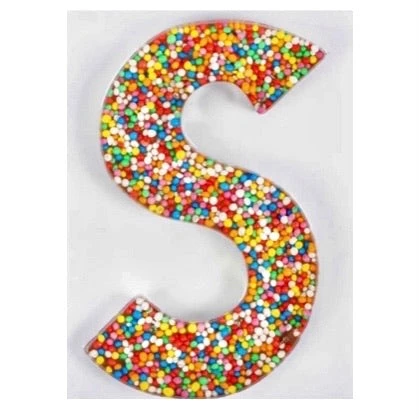 The Original Lolly Store Birthday Treats Milk Chocolate Freckle Letter S. 40g 3 The Original Lolly Store Birthday Treats Milk Chocolate Freckle Letter S. 40g