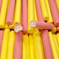 The Original Lolly Store Lollies Strawberry & Vanilla Chocolate Marshmallow Sticks
