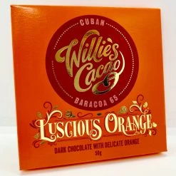 The Original Lolly Store Chocolates Willie's Cacao Luscious Orange