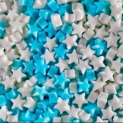 The Original Lolly Store Hard Pressed Blue & White Stars Themed Party Lollies
