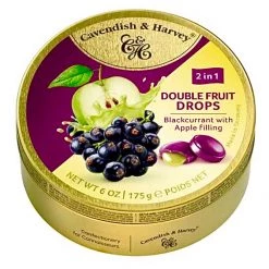 The Original Lolly Store Cavendish & Harvey Blackcurrant With Apple Filling Tin Lollies