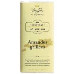 The Original Lolly Store Chocolates Dolfin Milk Chocolate With Roasted Almonds Bar 70g