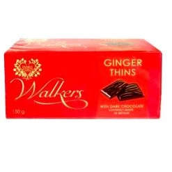 The Original Lolly Store Walkers After Dinner Ginger Thins 135g