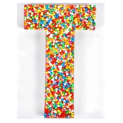 The Original Lolly Store Birthday Treats Milk Chocolate Freckle Letter T. 40g 3 The Original Lolly Store Birthday Treats Milk Chocolate Freckle Letter T. 40g