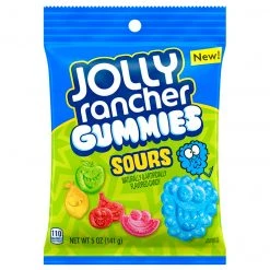 The Original Lolly Store Jolly Rancher Sour Gummies Peg Bag Lollies