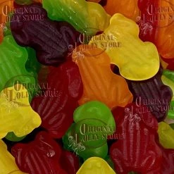 The Original Lolly Store Fruity Gummy Frogs 190g Lollies