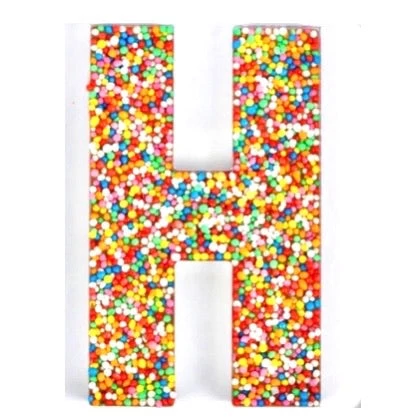 The Original Lolly Store Milk Chocolate Freckle Letter H. 40g 3 The Original Lolly Store Milk Chocolate Freckle Letter H. 40g