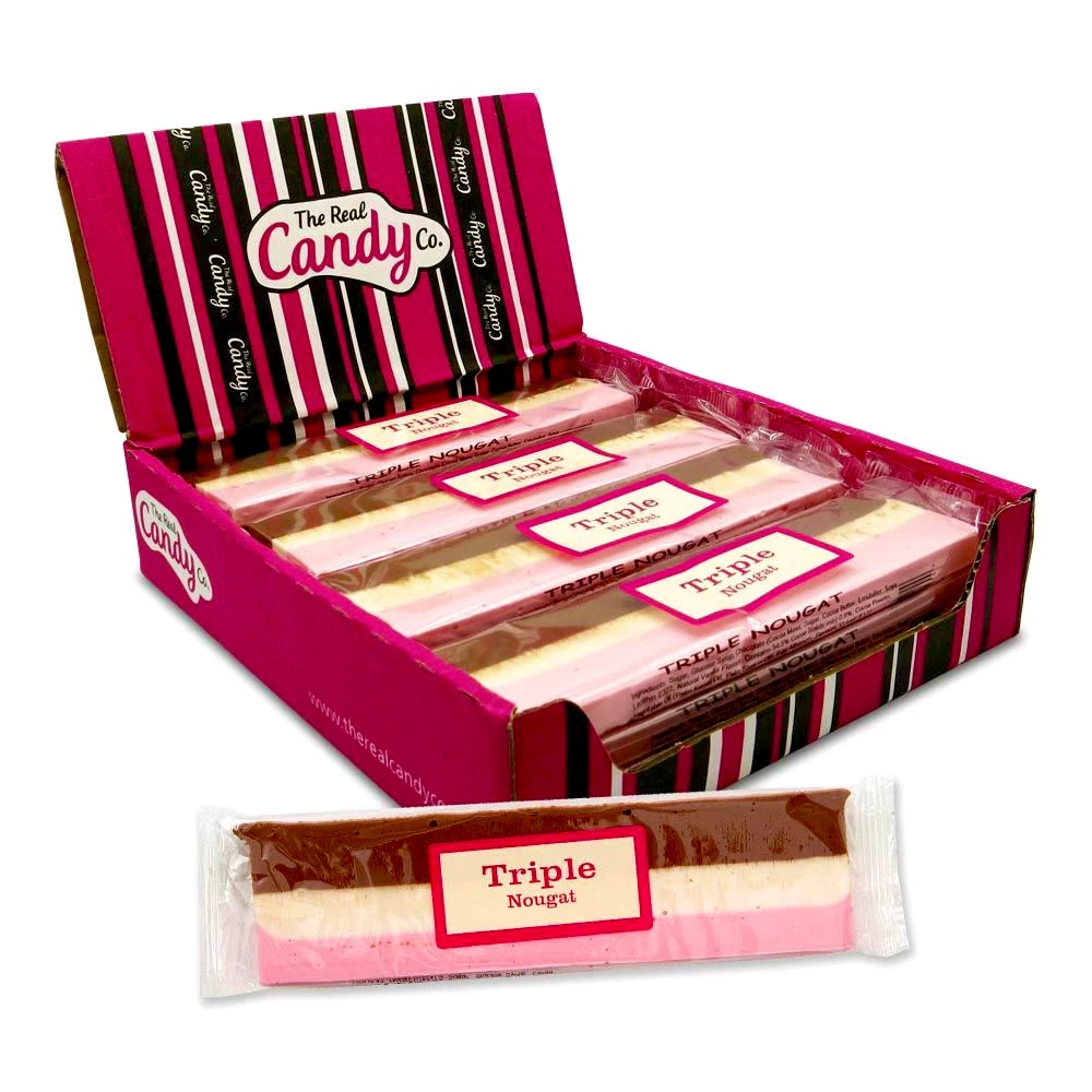 The Original Lolly Store The Real Candy Co. Triple Nougat Bar 150g Lollies 6 The Original Lolly Store The Real Candy Co. Triple Nougat Bar 150g Lollies