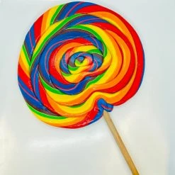 The Original Lolly Store Giant Rainbow Handmade Lollipop