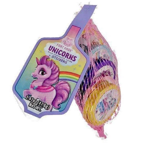 The Original Lolly Store Magical Unicorn Milk Chocolate Coins 3 The Original Lolly Store Magical Unicorn Milk Chocolate Coins