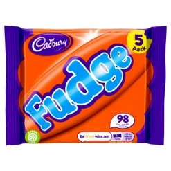 The Original Lolly Store Cadbury Fudge Bar 5 Pack 110g (BB 20/02/22)
