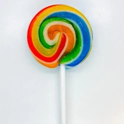 The Original Lolly Store Lollies Rainbow Round Handmade Lollipop