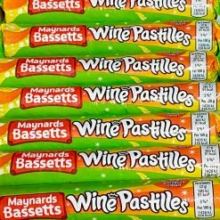 The Original Lolly Store Maynards Bassetts Wine Pastilles Sweets Rolls 52g