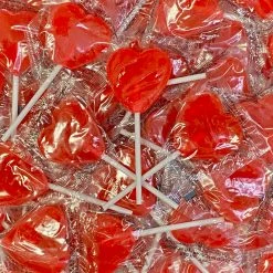 The Original Lolly Store Red Heart Lollipop - (1 Unit)