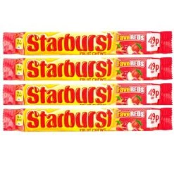 The Original Lolly Store Lollies Starburst Fave Reds Fruit Chews (Best Before 01/03/22)