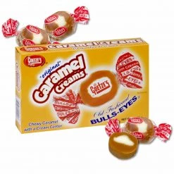 The Original Lolly Store Caramel Creams - Old Fashioned USA Bulls-Eyes Lollies
