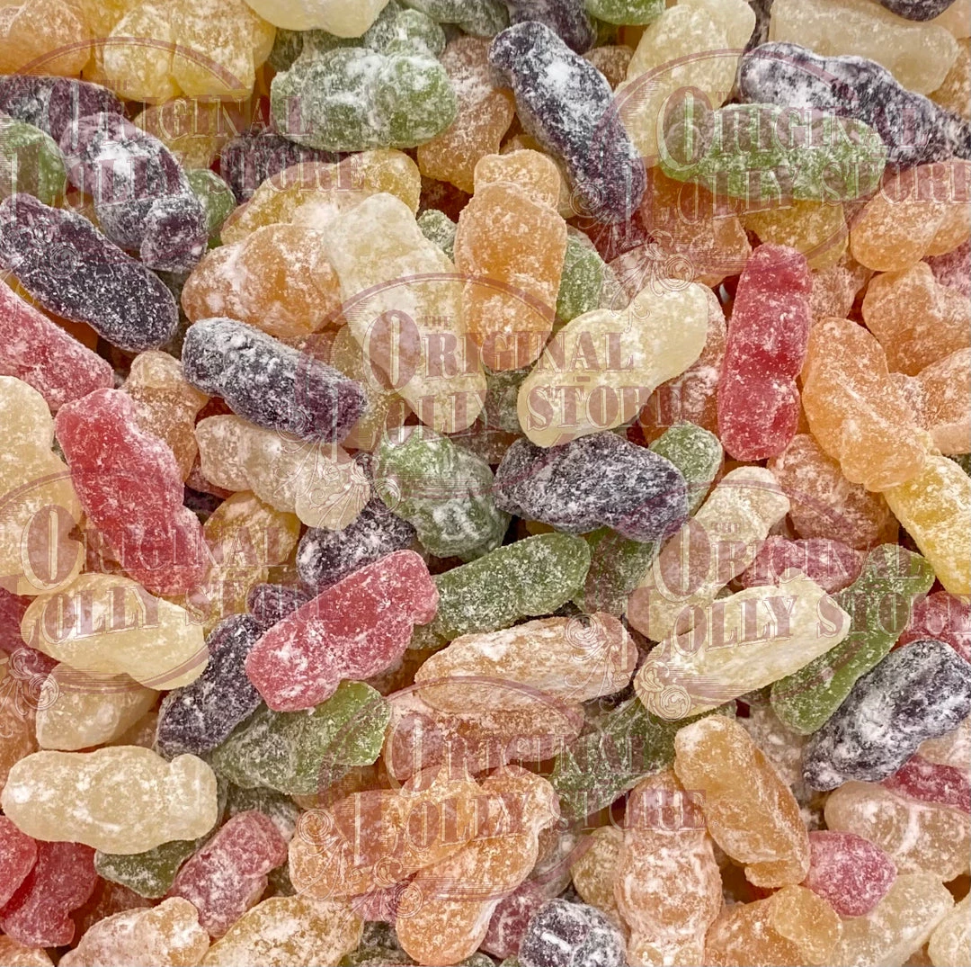 The Original Lolly Store English Dusted Mini Jelly Babies 180g Lollies 3 The Original Lolly Store English Dusted Mini Jelly Babies 180g Lollies