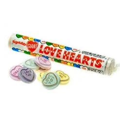 The Original Lolly Store Giant Love Heart Roll Swizzles Matlow Lollies