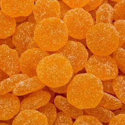 The Original Lolly Store Sour Mandarins 1kg Bulk Sour Lollies