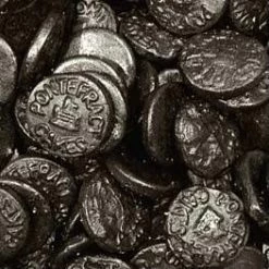 The Original Lolly Store Lollies Soft Licorice Coins / Pontefract Cakes