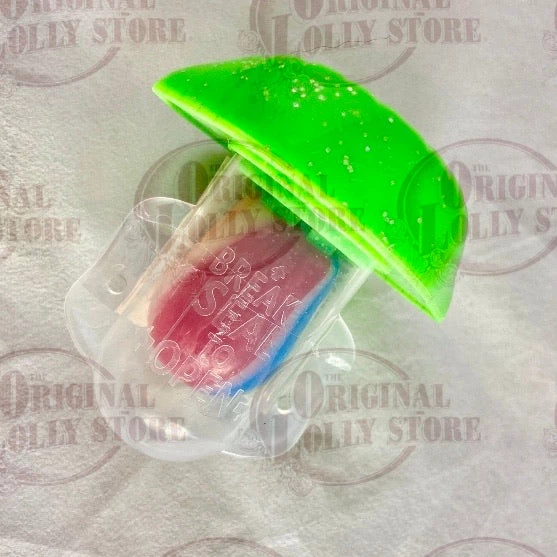 The Original Lolly Store Dummy Green Kissy Lips Lollipop 4 The Original Lolly Store Dummy Green Kissy Lips Lollipop