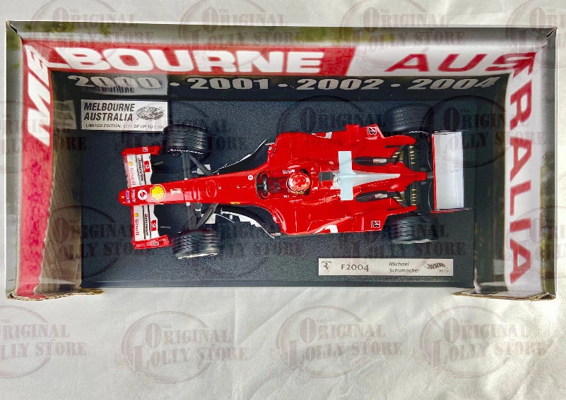The Original Lolly Store Toys & Novelty Hot Wheels Racing Car Michael Schumacher F2004 5 The Original Lolly Store Toys & Novelty Hot Wheels Racing Car Michael Schumacher F2004