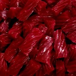 The Original Lolly Store Lollies Raspberry Licorice Tubes - 200g