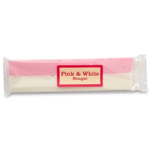 The Original Lolly Store The Real Candy Co. Pink & White Nougat Bars 150g 3 The Original Lolly Store The Real Candy Co. Pink & White Nougat Bars 150g