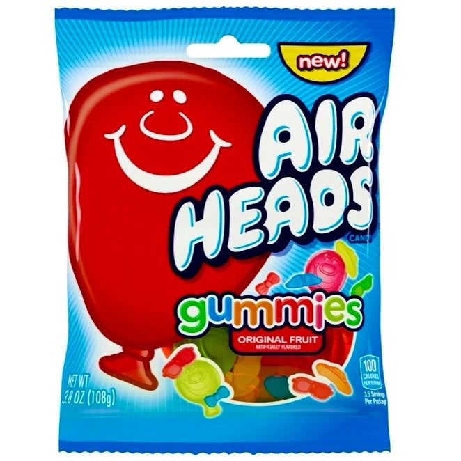 The Original Lolly Store Lollies Airheads Gummy Original Fruit 108g 3 The Original Lolly Store Lollies Airheads Gummy Original Fruit 108g