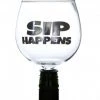 The Original Lolly Store Sip Happens Tipple Topper Wine Glass