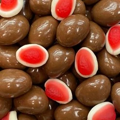 The Original Lolly Store Premium Milk Chocolate Strawberry & Creams Lollies