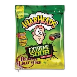 The Original Lolly Store Warheads Extreme Sours Hard Candy 28g Bag