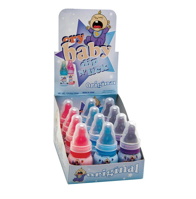 The Original Lolly Store Lollies Cry Baby Dip’N’Lick Bottle (Assorted Flavours) 7 The Original Lolly Store Lollies Cry Baby Dip’N’Lick Bottle (Assorted Flavours)