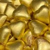 The Original Lolly Store Milk Chocolate Gold Foil Hearts