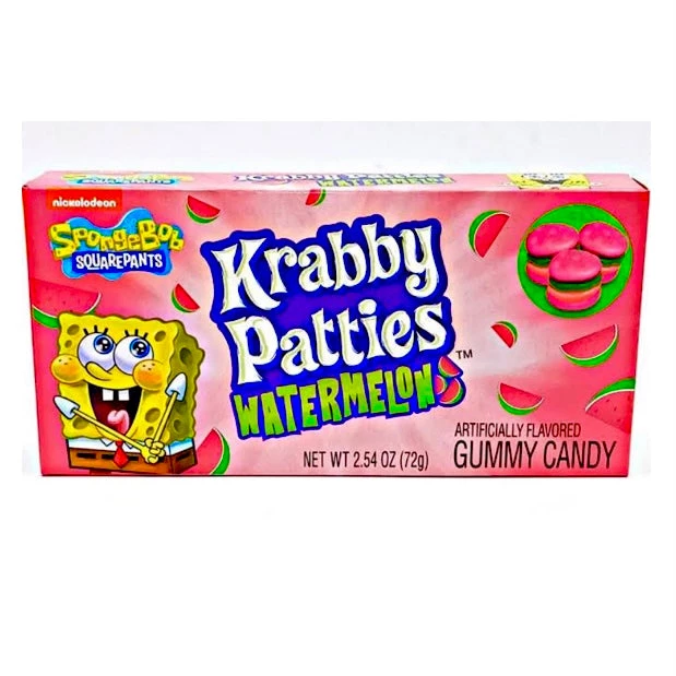 The Original Lolly Store SpongeBob SquarePants Gummy Krabby Patties Watermelon Candy 3 The Original Lolly Store SpongeBob SquarePants Gummy Krabby Patties Watermelon Candy