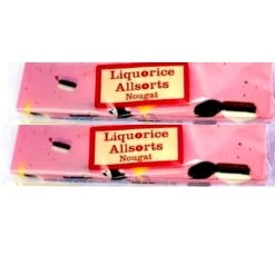 The Original Lolly Store The Real Candy Co. Liquorice Allsorts Nougat Bars 150g