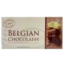 The Original Lolly Store Belgium Milk, White & Dark Chocolate Flaked Truffles 375g