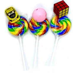 The Original Lolly Store Rainbow Lollipop With Toy