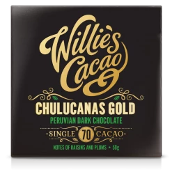 The Original Lolly Store Chocolates Willie's Cacao Chulucanas Gold 70% Peruvian Dark Chocolate