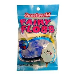 The Original Lolly Store Lollies Sweetworld Blueberry Fairy Floss